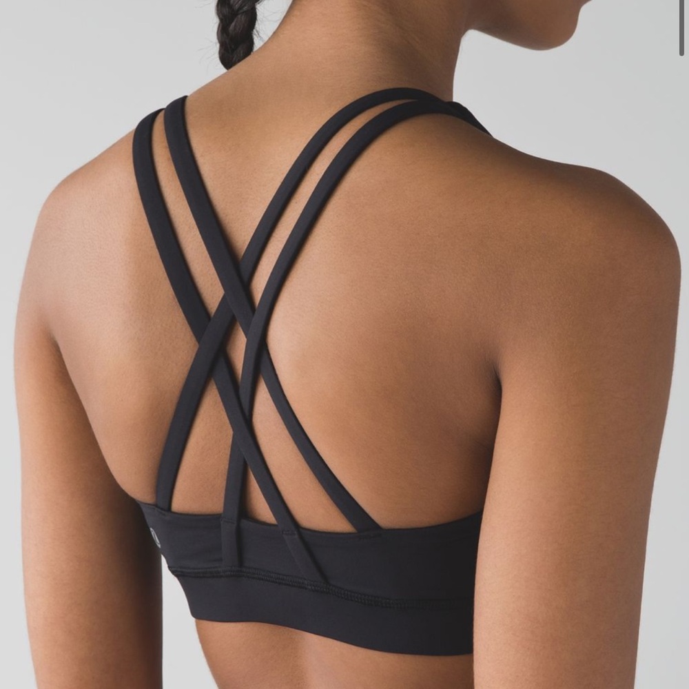 Lululemon Black Energy Bra Size 4